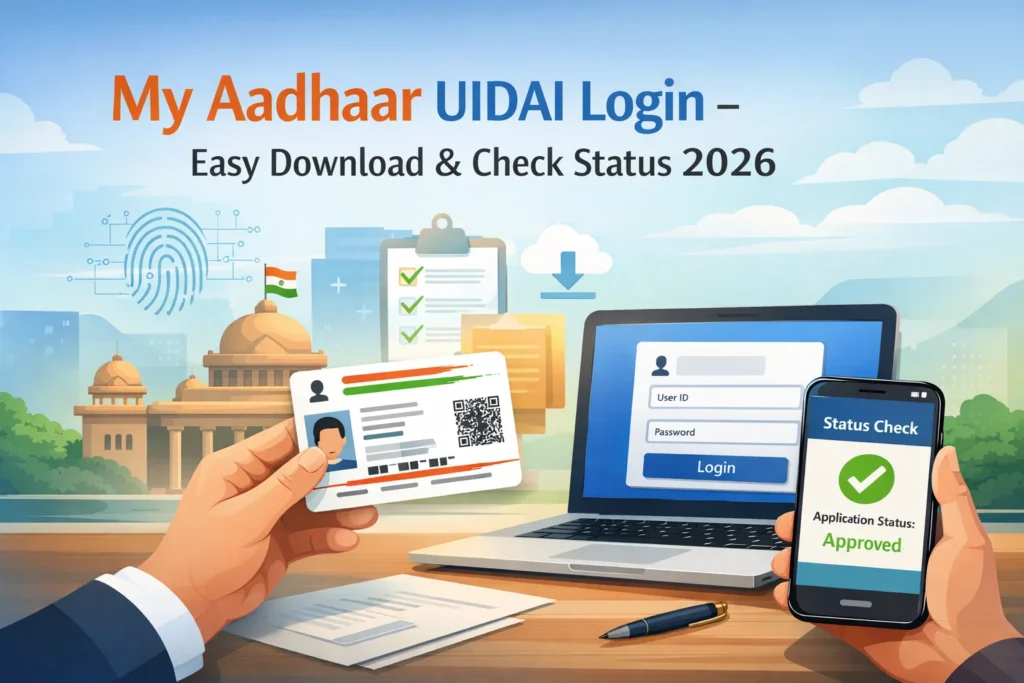 My Aadhaar UIDAI Login – Easy Download & Check Status 2026