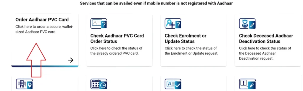 aadhaar services