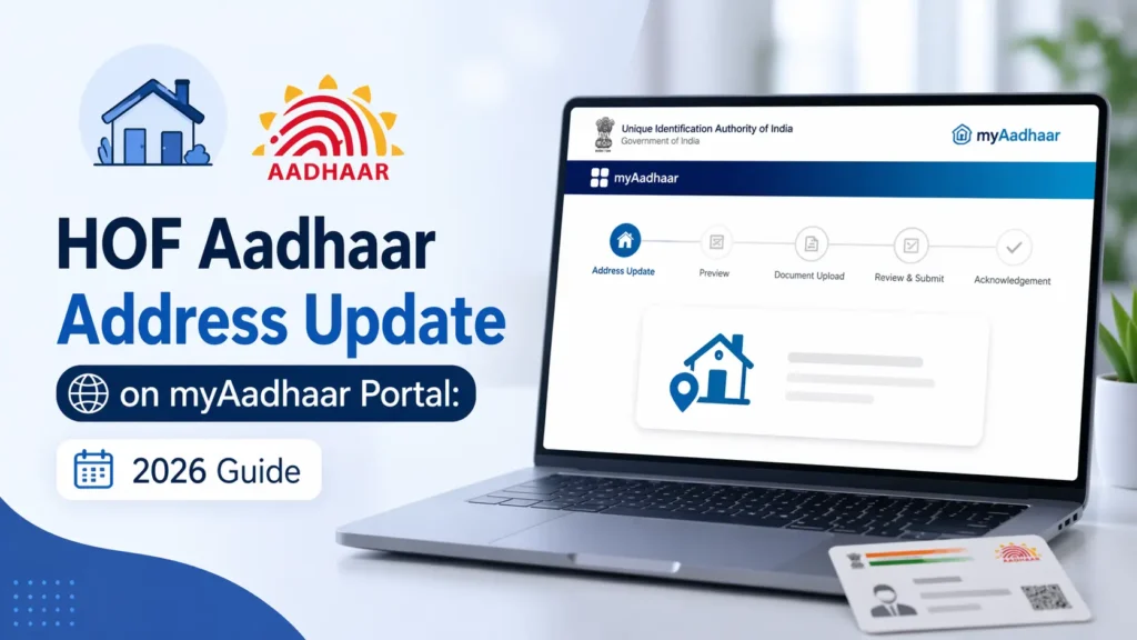 HOF Aadhaar Address Update on myAadhaar Portal: 2026 Guide