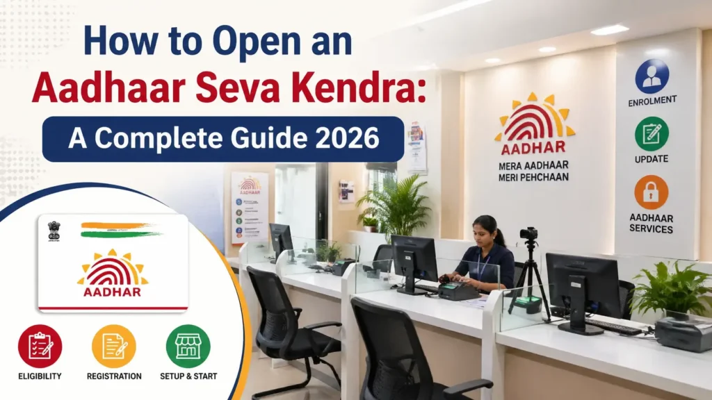 How to Open an Aadhaar Seva Kendra: A Complete Guide 2026
