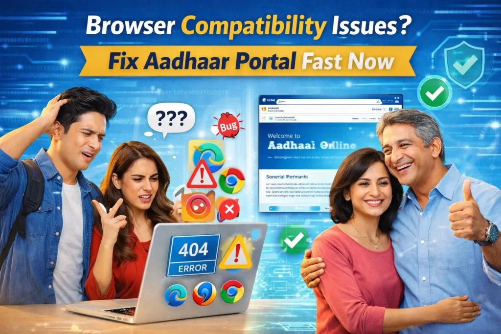 Browser Compatibility Issues? Fix Aadhaar Portal Fast Now