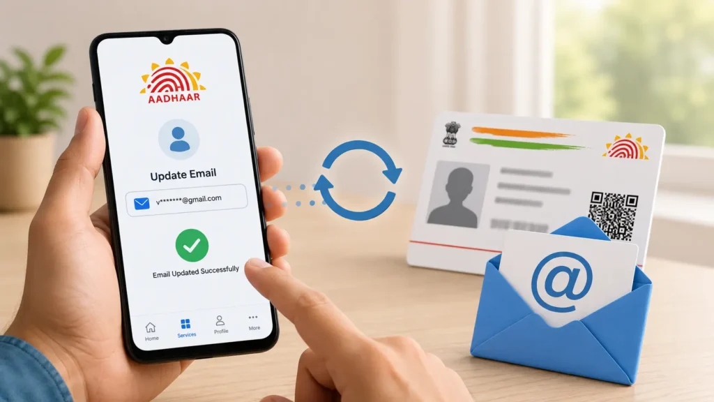 Free Aadhaar Email Update Through App From July 2026